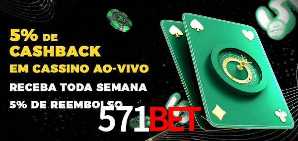 Promoções do cassino ao Vivo 571bet